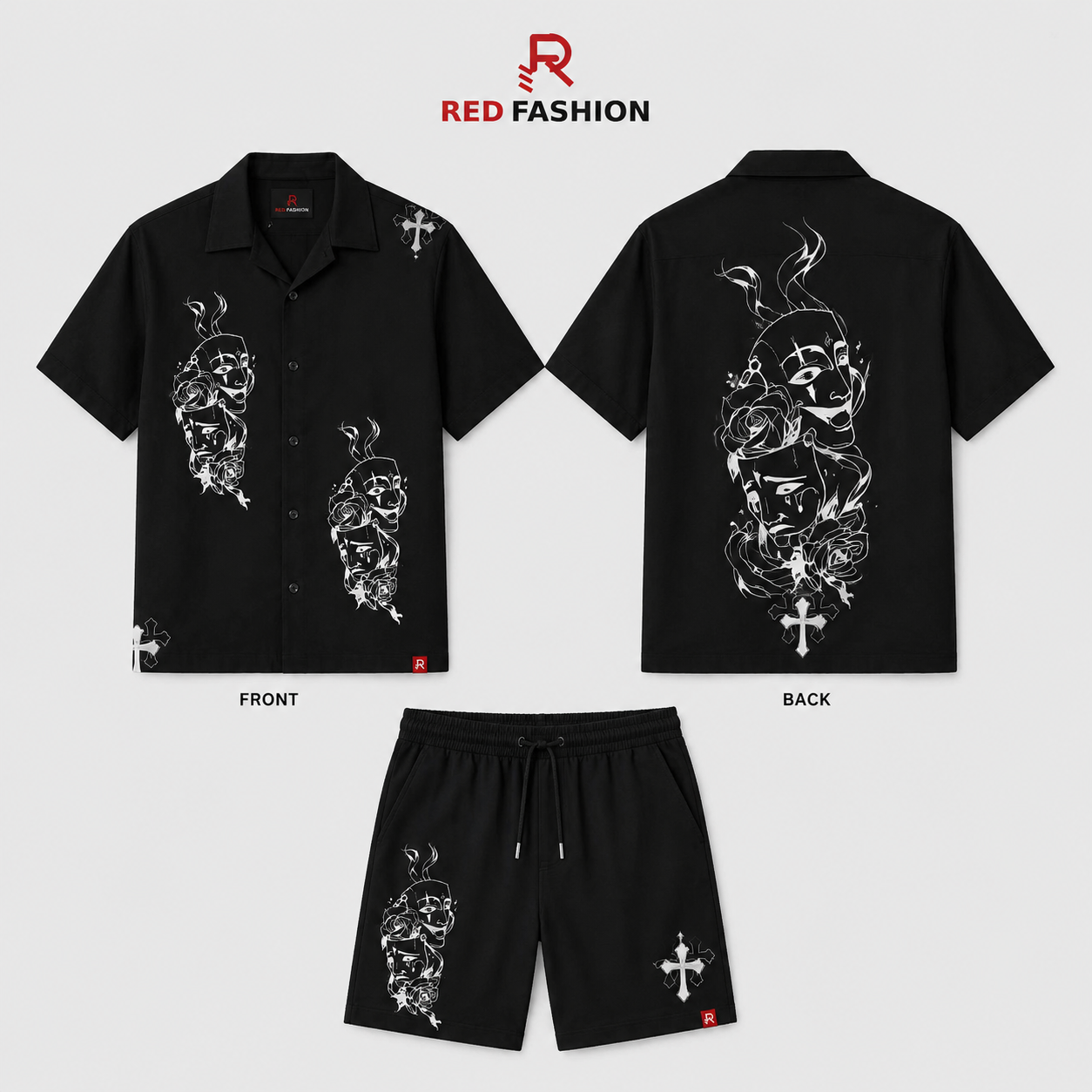 Red Fashion new luxury native look
